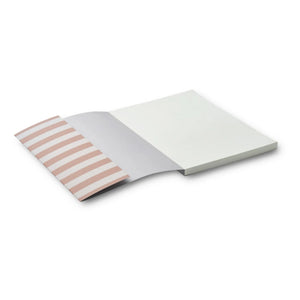 Liewood - Cuaderno A4 Jae | Rayas Tuscany rose/Sandy