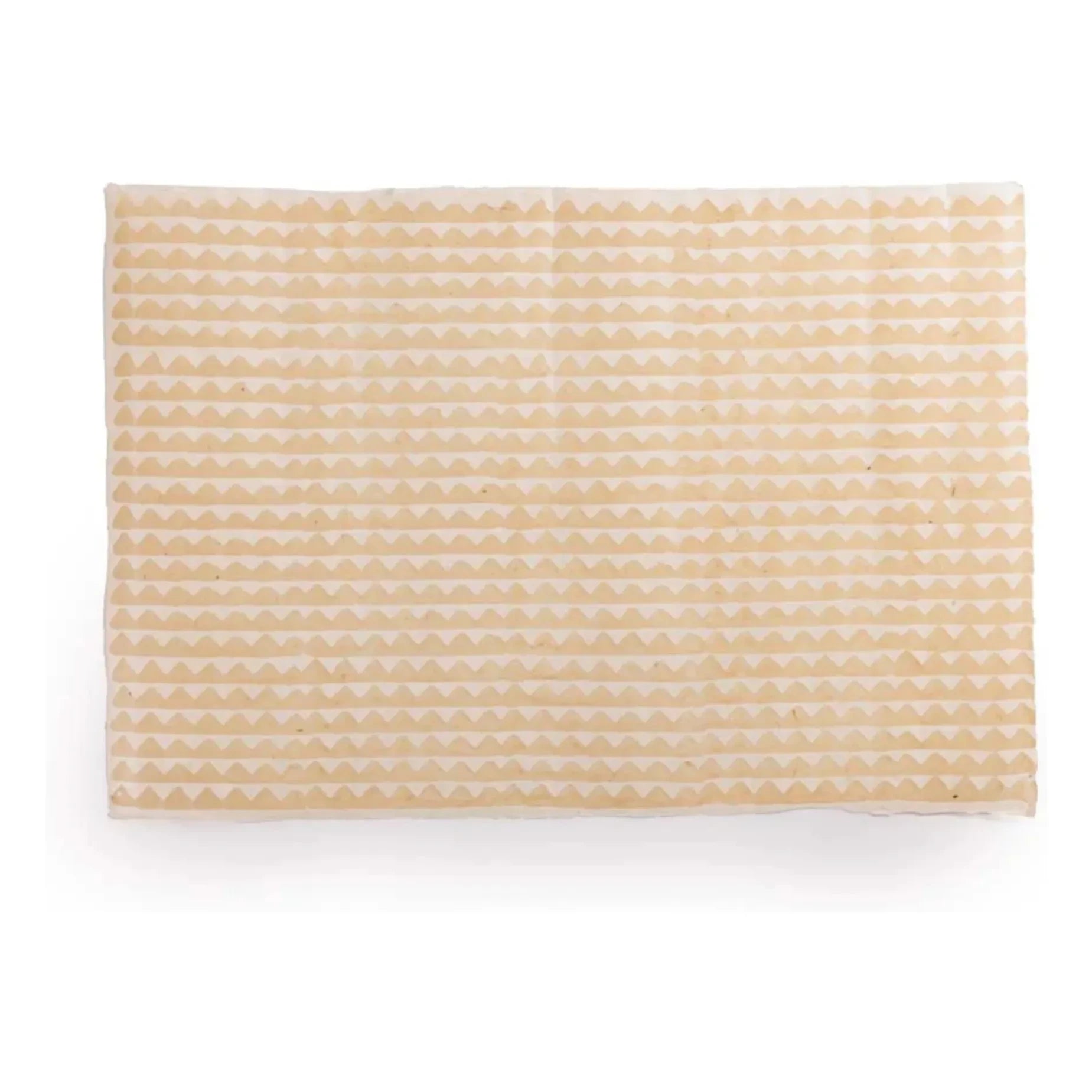 Le Monde Sauvage - Papel pintado triángulos - Set de 12 hojas | Blanco