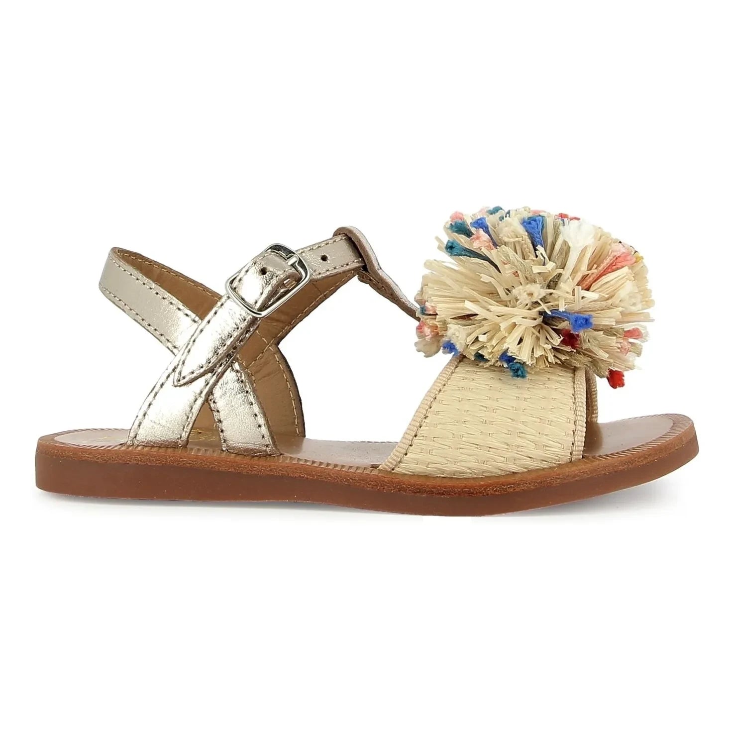 Pom d'Api - Sandalias Ponpon | Crema