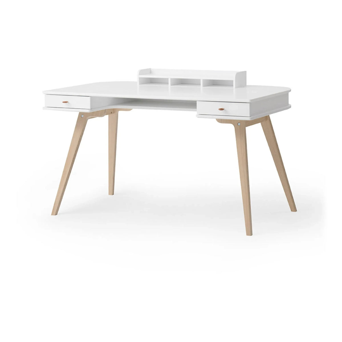 Oliver Furniture - Mesa de madera, 66 cm | Blanca