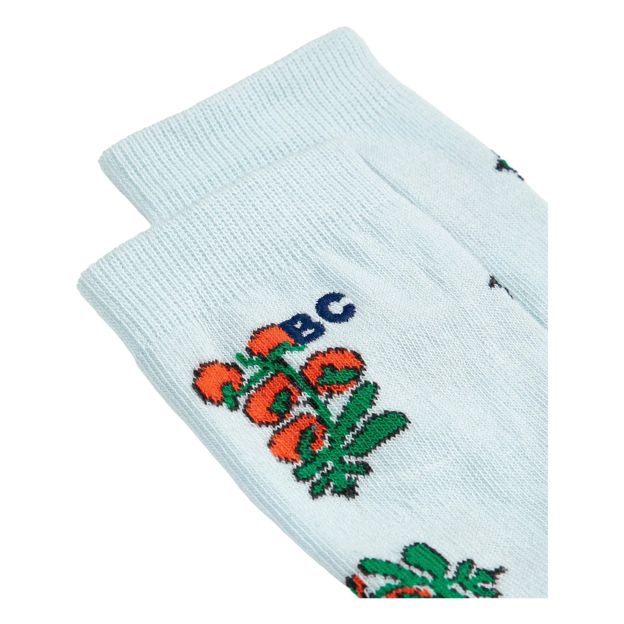 Bobo Choses - Calcetines de Algodón Orgánico con Tomates | Azul Claro