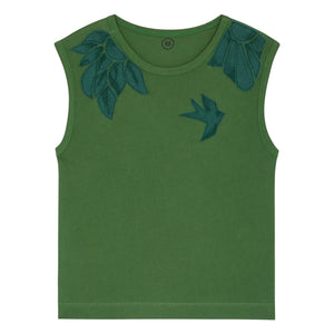 Leon & Harper - Camiseta de algodón orgánico Daddy | Verde