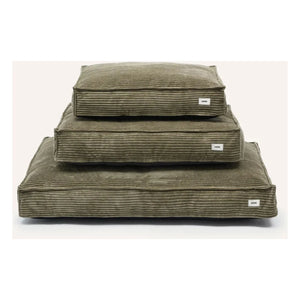 Cafide - Cama de terciopelo para perro Cuadra | Verde