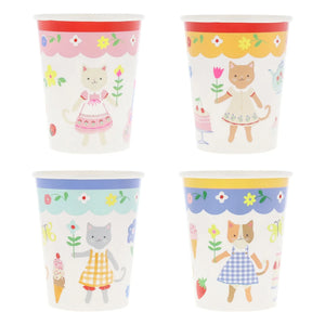 Meri Meri - Vasos Kitten Club - Set de 8