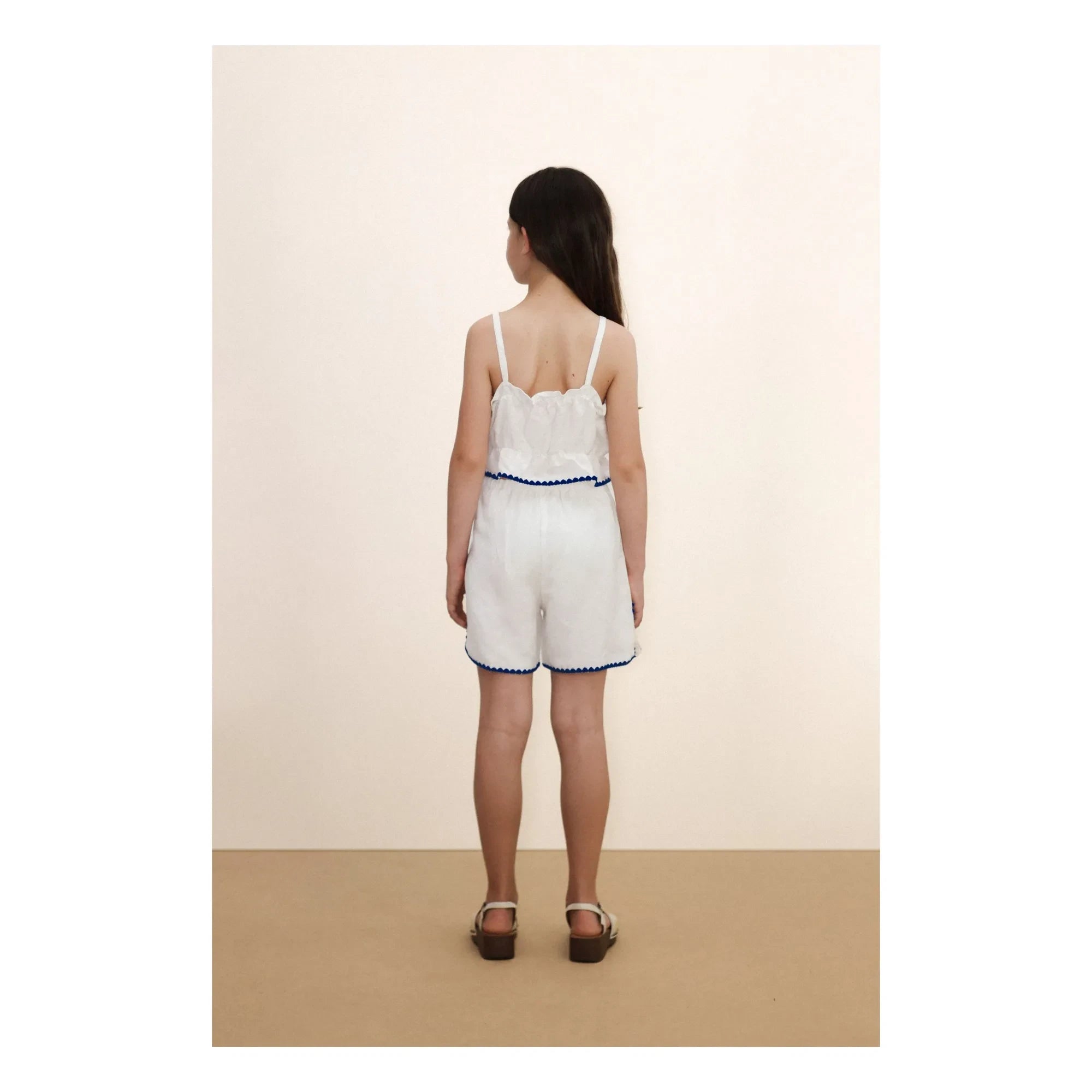 Tinycottons - Cisnes Cortos Lino | Blanco