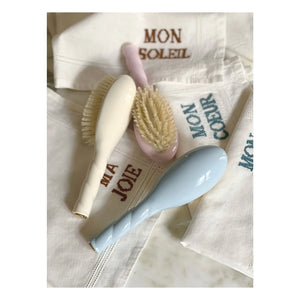 La Bonne Brosse - Ma Première Brosse 0-6 Yaş Saç Fırçası N°06 | Krem