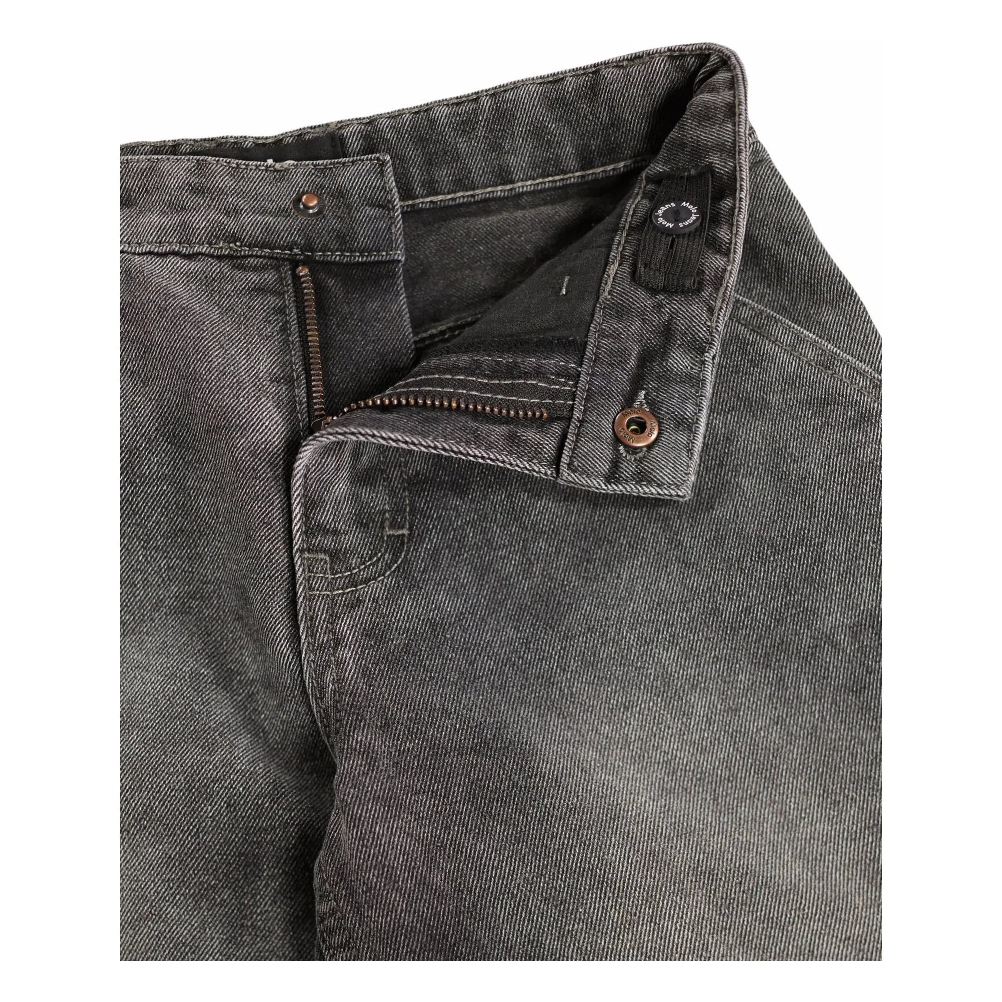 Molo - Jean Archer Yıkanmamış | Denim siyah