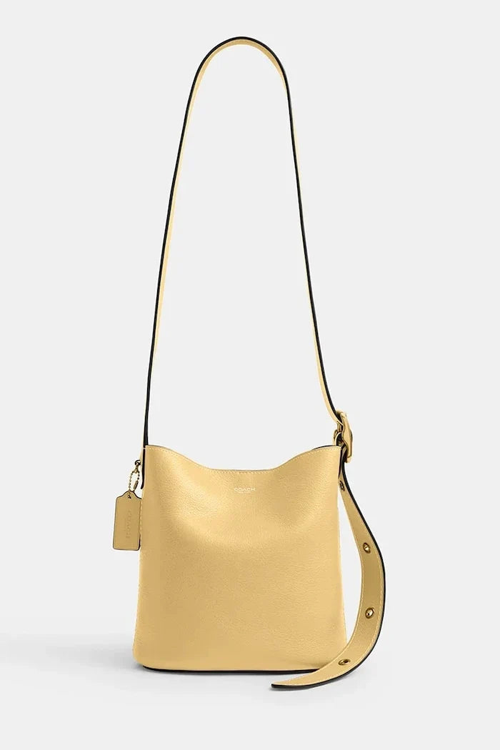 Bolso bandolera de piel Coach para mujer Bleecker Bucket Bag 21