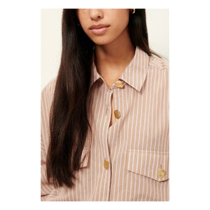 Sessùn - Camisa de rayas Balanca | Palisandro