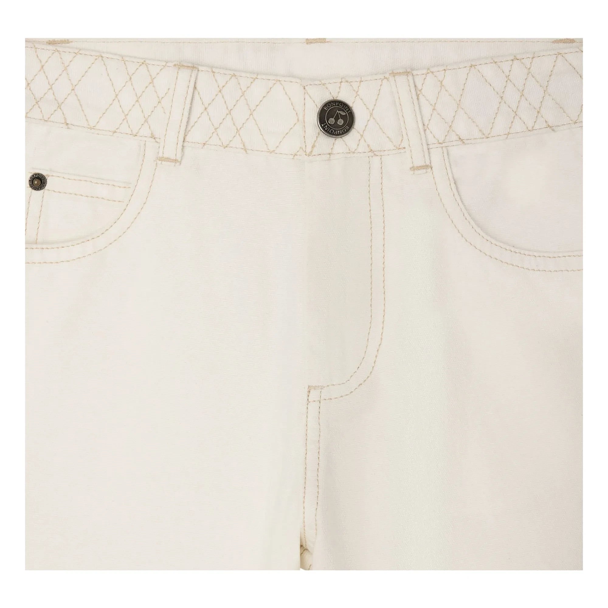 Bonpoint - Pantalones Eloha de algodón orgánico | Blanco