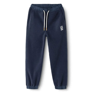Liewood - Pantalón jogger Wendy de forro polar fabricado con fibras recicladas | Azul marino