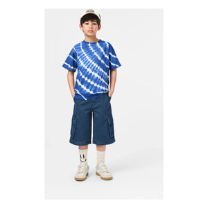 Molo - Riley Camiseta de Algodón Orgánico Batik | Azul