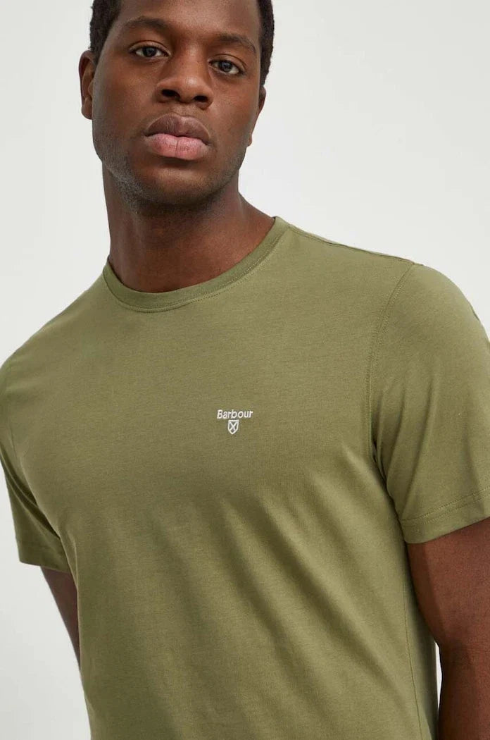 Camiseta básica de algodón Barbour ESSENTIALS para hombre