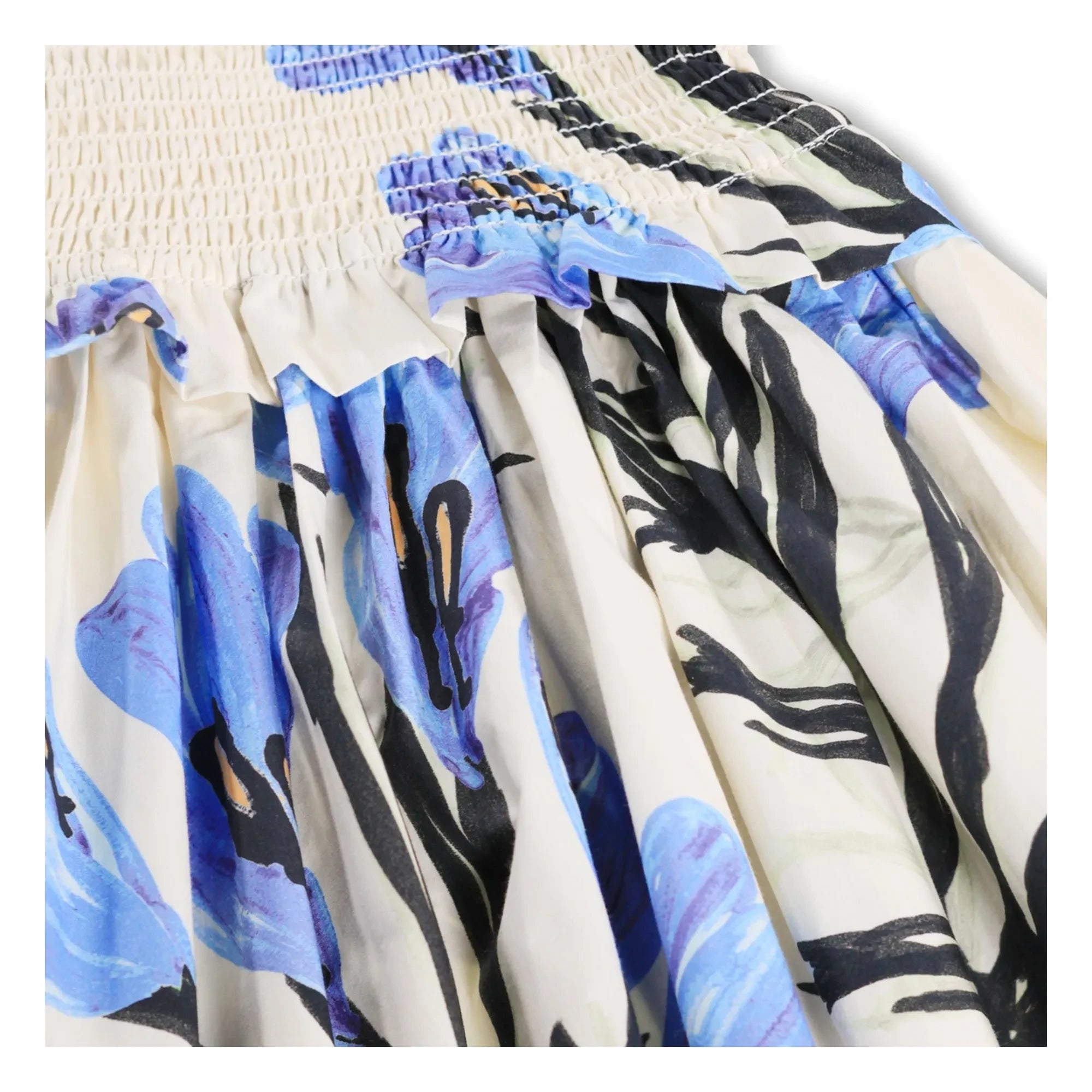 Molo - Vestido floral de algodón orgánico Chipie | Crudo