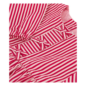 Petit Bateau - Çizgili Organik Pamuk Bluz | Pembe