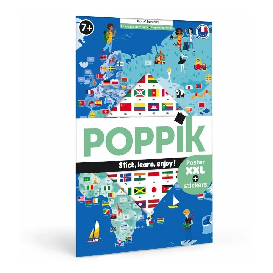 Poppik - Póster Banderas + Pegatinas