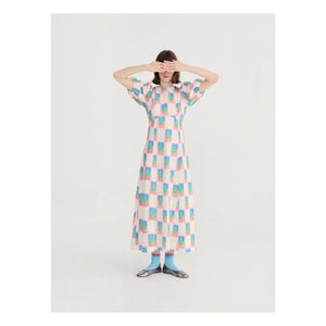 Bobo Choses - Vestido de Algodón Pearl | Azul