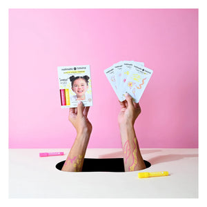 Nailmatic Kids - Tatuajes temporales Tattoopen Jungle Pack de dos rotuladores