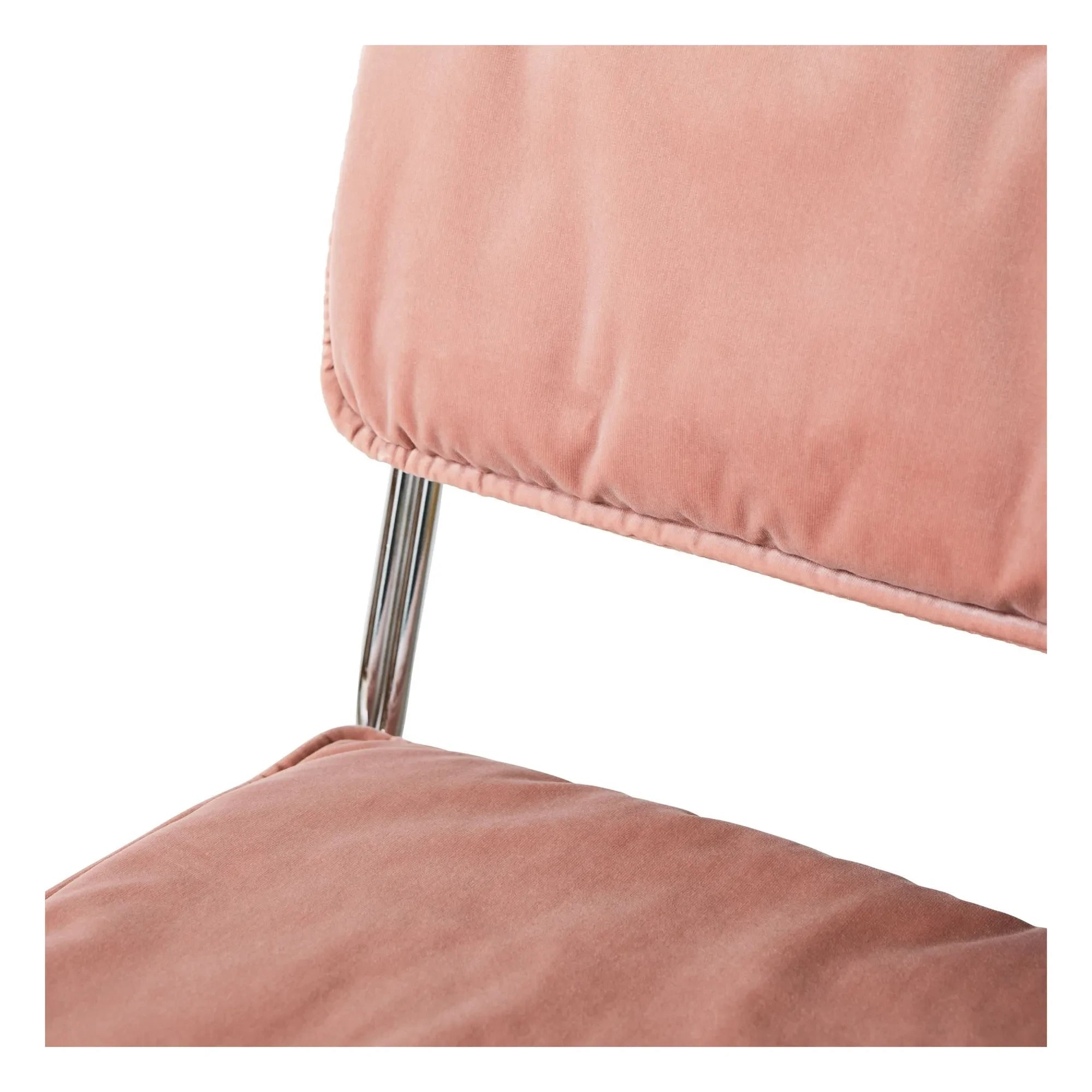 HKliving - Sillas de comedor de terciopelo - Juego de 2 | Rosa