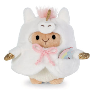 Nici - Peluche de Mouton Wools disfrazado de unicornio | Blanco