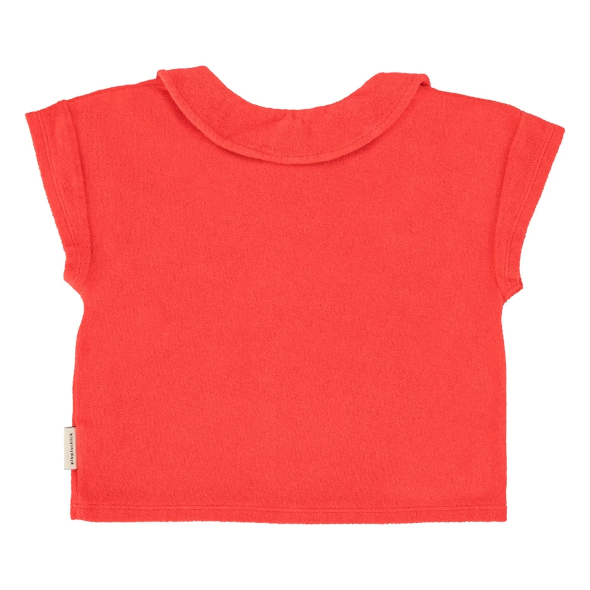 Piupiuchick - Camiseta de algodón orgánico Amour Eponge | Roja