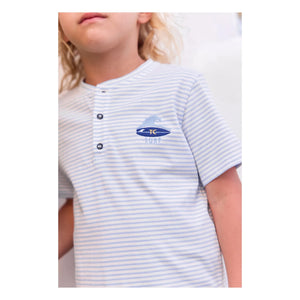 Tartine et Chocolat - Camiseta de surf | Azul claro