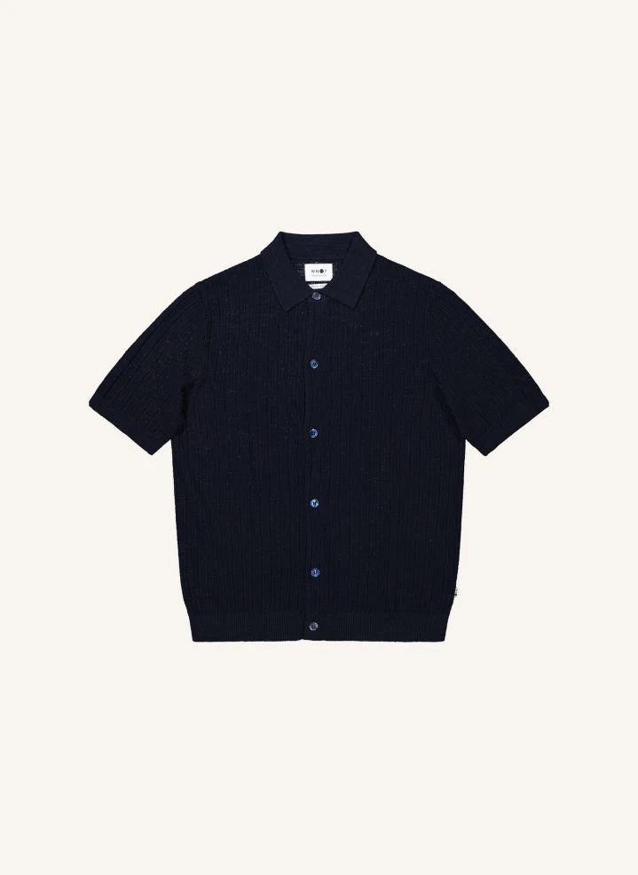 NN.07 - Polo de cuello tipo camisa Nolan 6577 | Azul marino