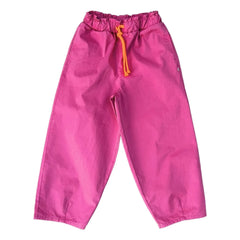 Jenest - Pantalones de algodón orgánico Maggy | Fucsia