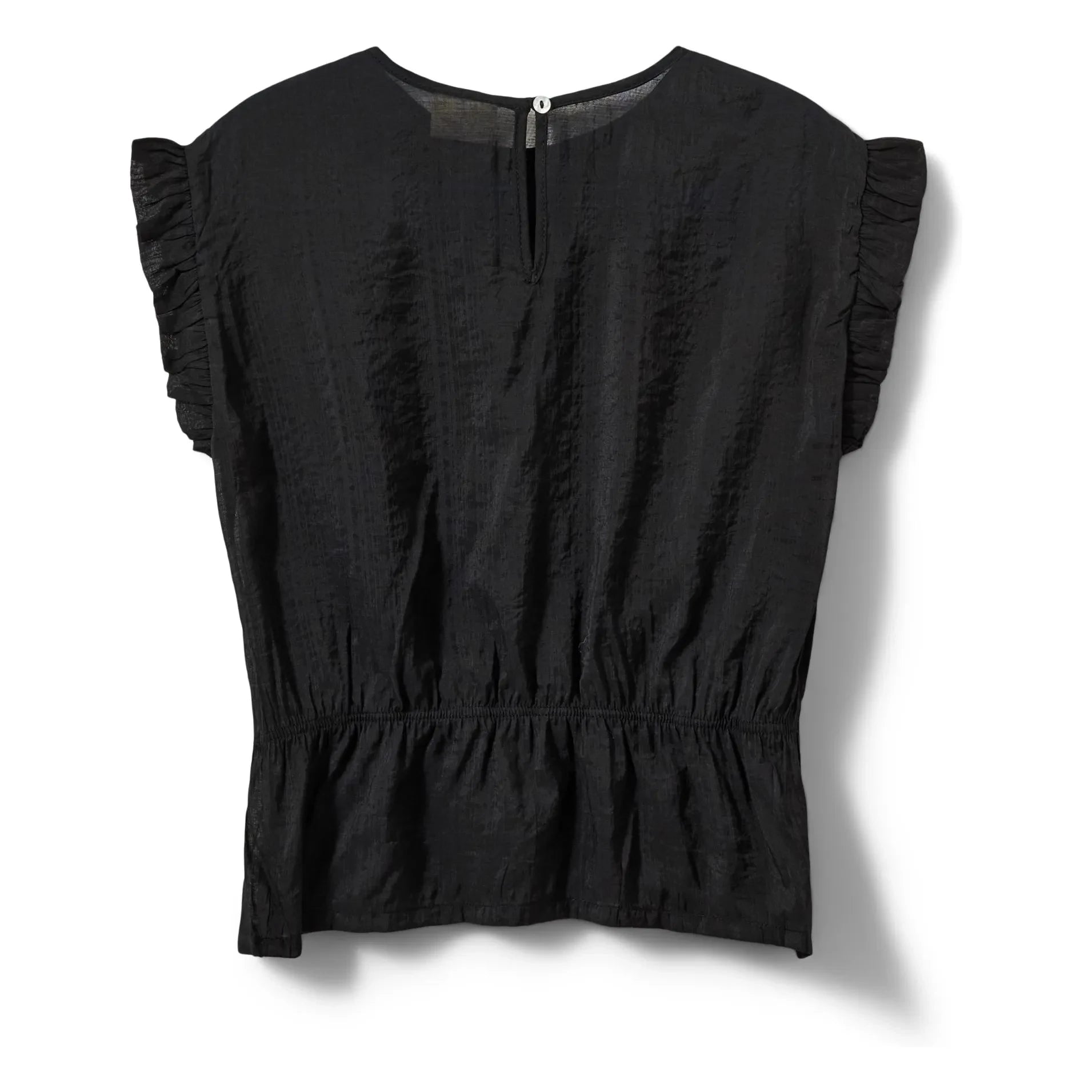Sofie Schnoor - Top sin mangas con volantes Samilia | Negro