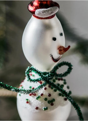 House Doctor - Adornos navideños de muñecos de nieve - Set de 3