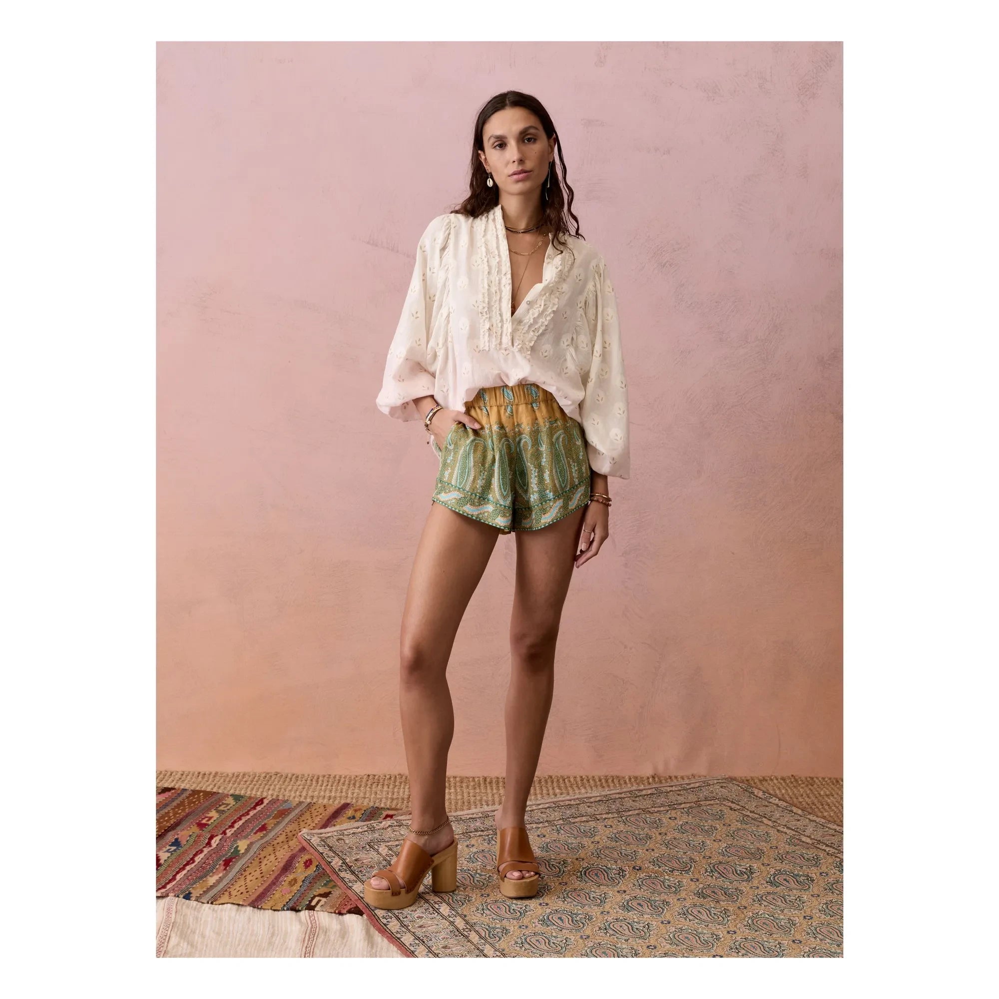 Boteh - Blusa Vespara | Rosa empolvado