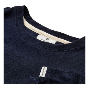 Anerkjendt - Camiseta de rizo Akvillads | Azul oscuro