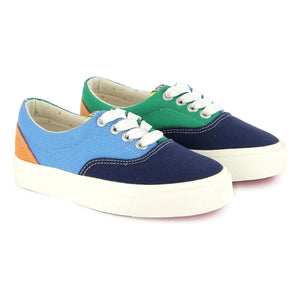 Bonton - Zapatillas Skate con Elástico y Encaje | Azul Marino