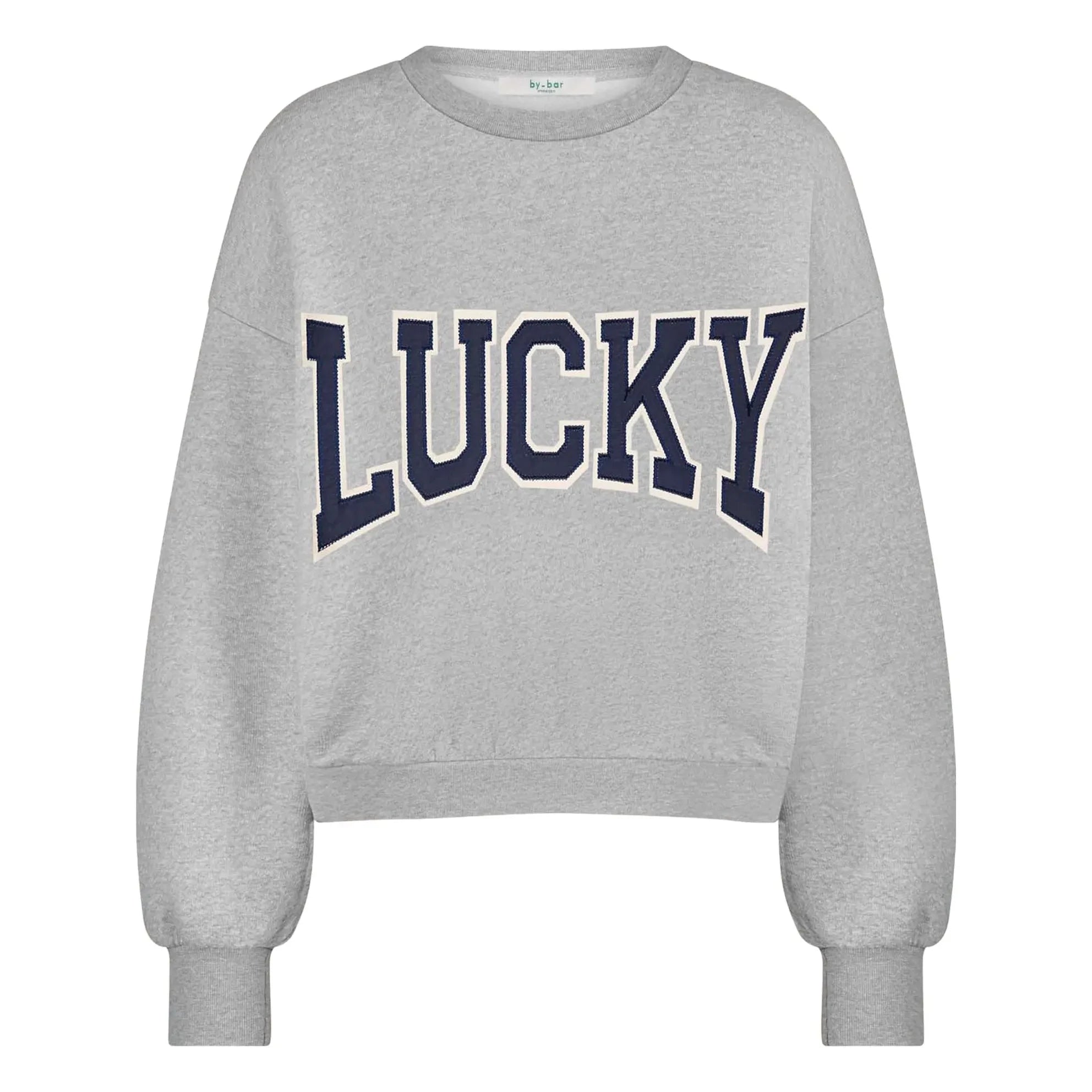 By Bar - Sudadera Bibi Patchwork | Gris Melange