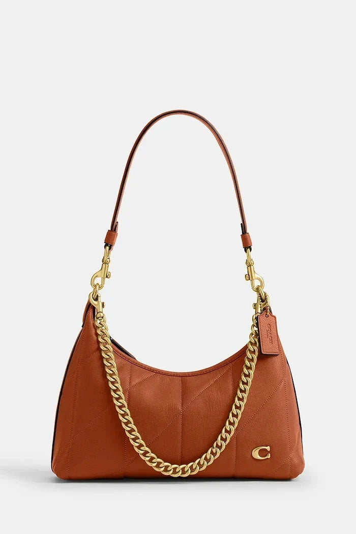 Bolso de hombro Coach de piel acolchada suave Juliet Crossbody Bag 25 para mujer