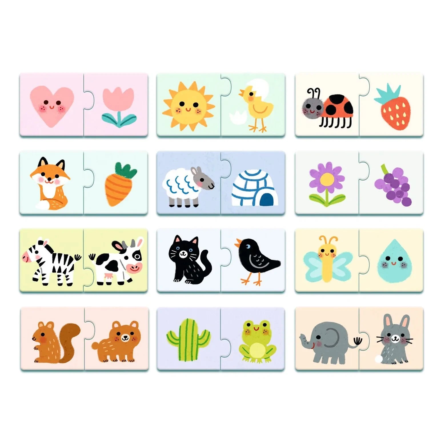 Djeco - Renkler Duo Puzzle