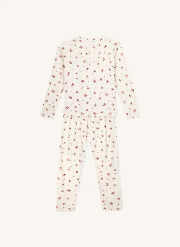 Bonton - Pijama Polochon floral | Ecru