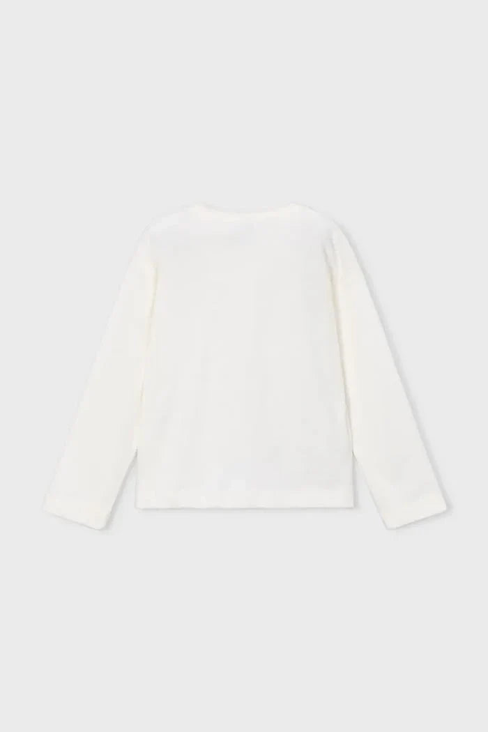 Mayoral blusa de algodón de manga larga para niños