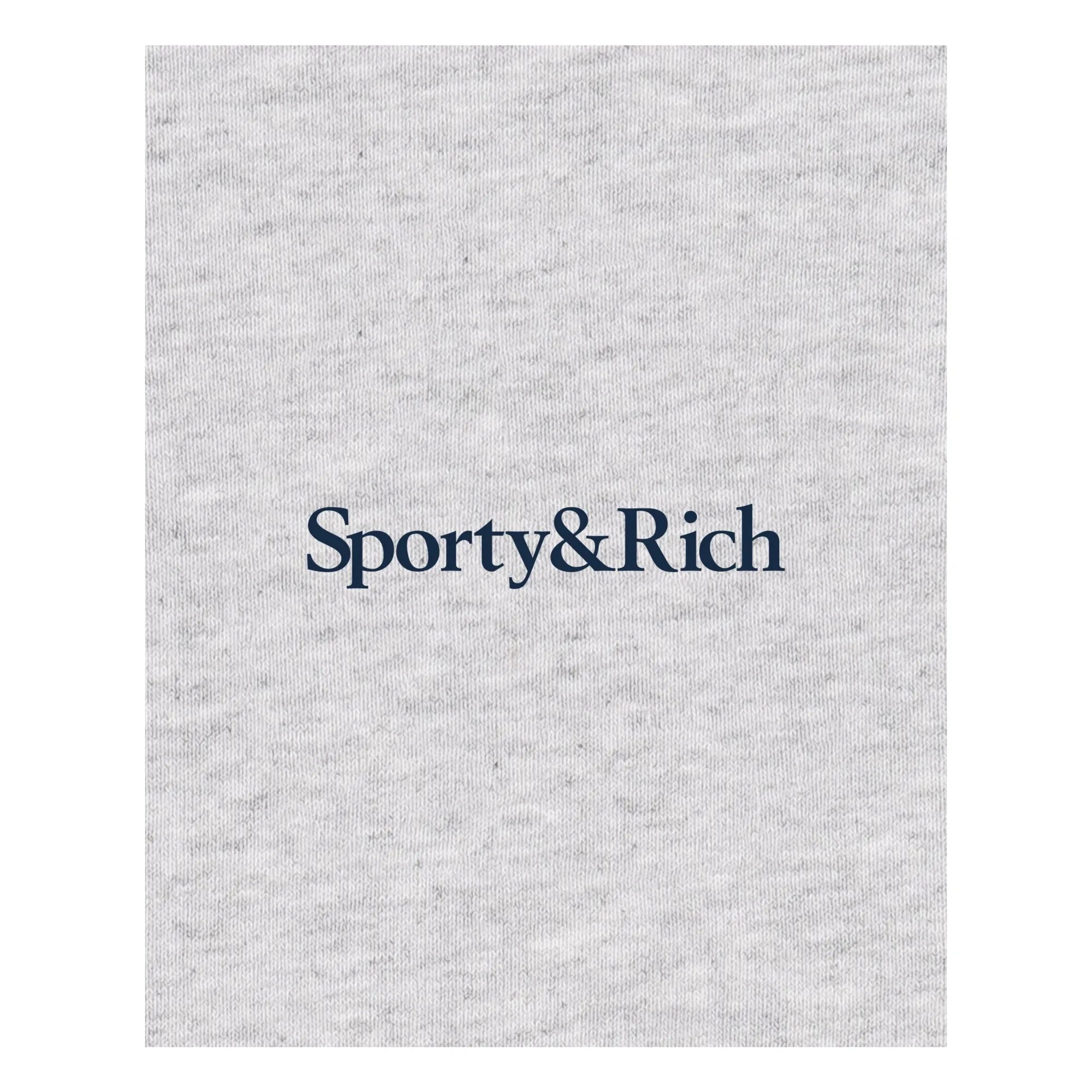Sporty & Rich - Daha Fazla Su İç Tişört | Gri melanj