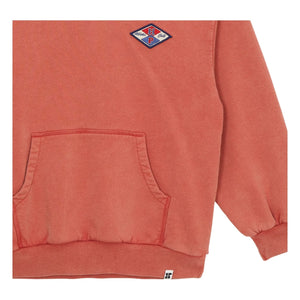 Hundred Pieces - Sudadera de algodón orgánico Pat Athletic Chill | Roja