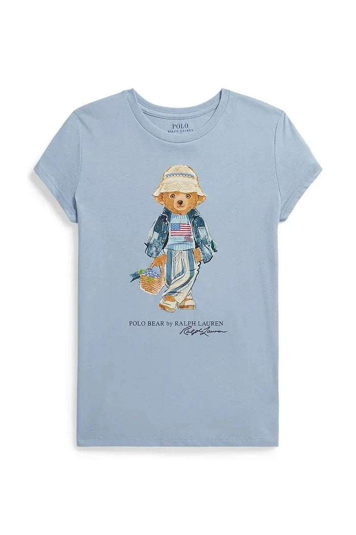 Polo Ralph Lauren camiseta básica de algodón para niños