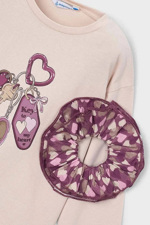 Blusa de manga larga de algodón para niños Mayoral