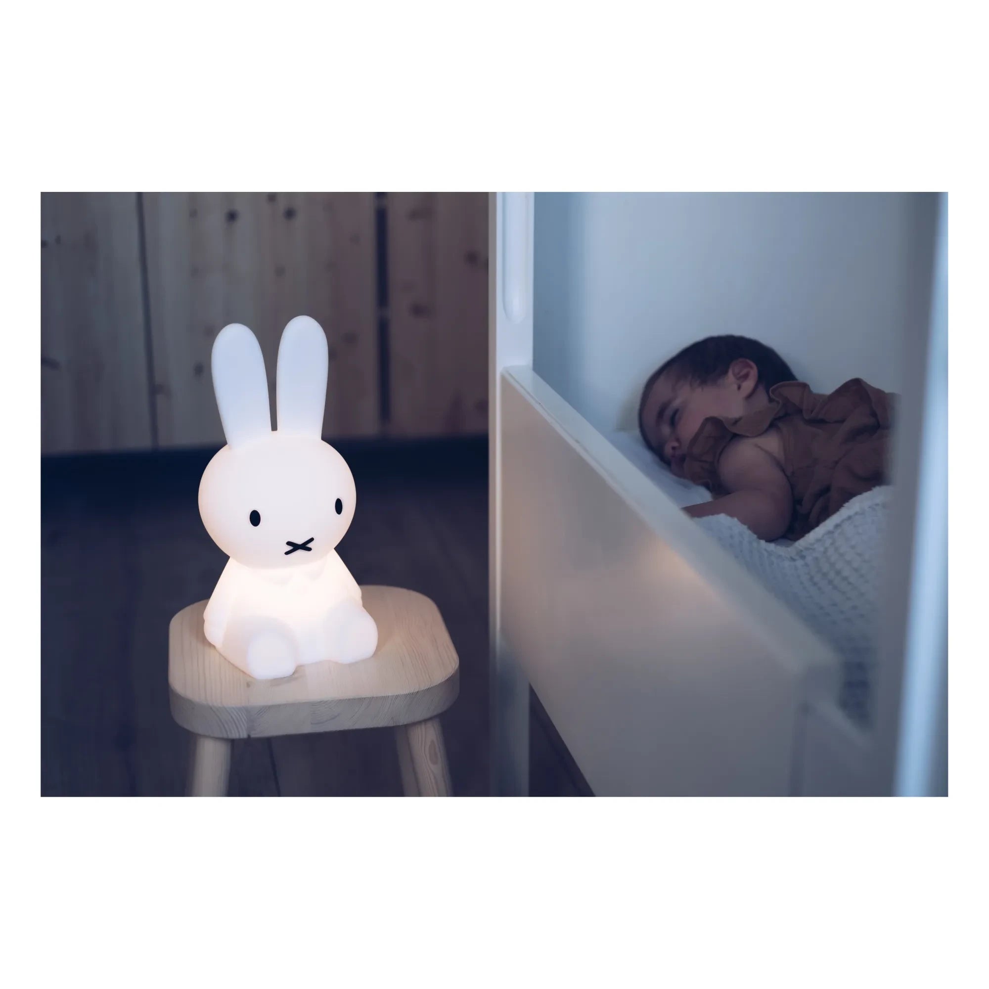 Mr Maria - Lámpara de Noche de Silicona Suave Miffy | Blanca