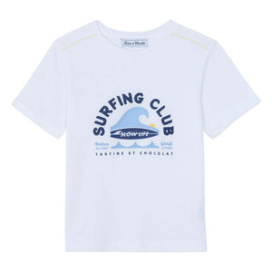 Tartine et Chocolat - Camiseta Surfing Club | Blanca