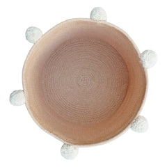 Lorena Canals - Cesta de almacenaje alegre | Rosa