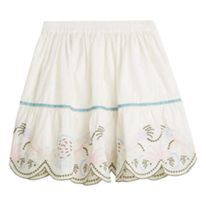 Scotch & Soda - Falda bordada | Crudo