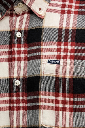 Camisa de algodón Barbour Fallbay