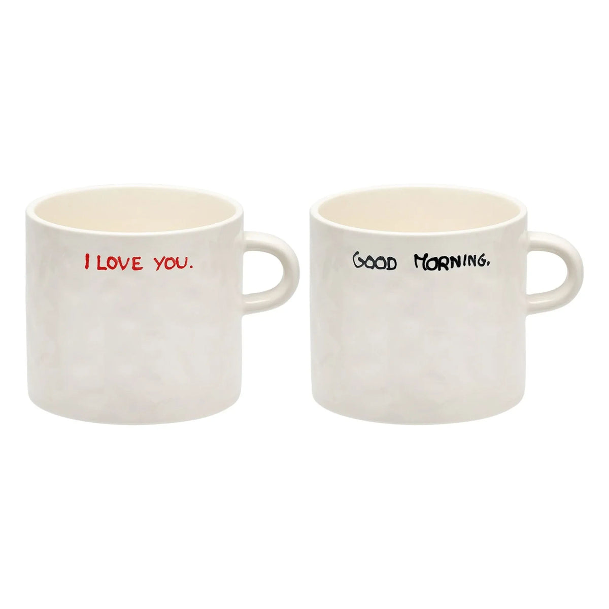 Anna + Nina - Tazas de espresso Perfect Morning - Juego de 2 | Crudo