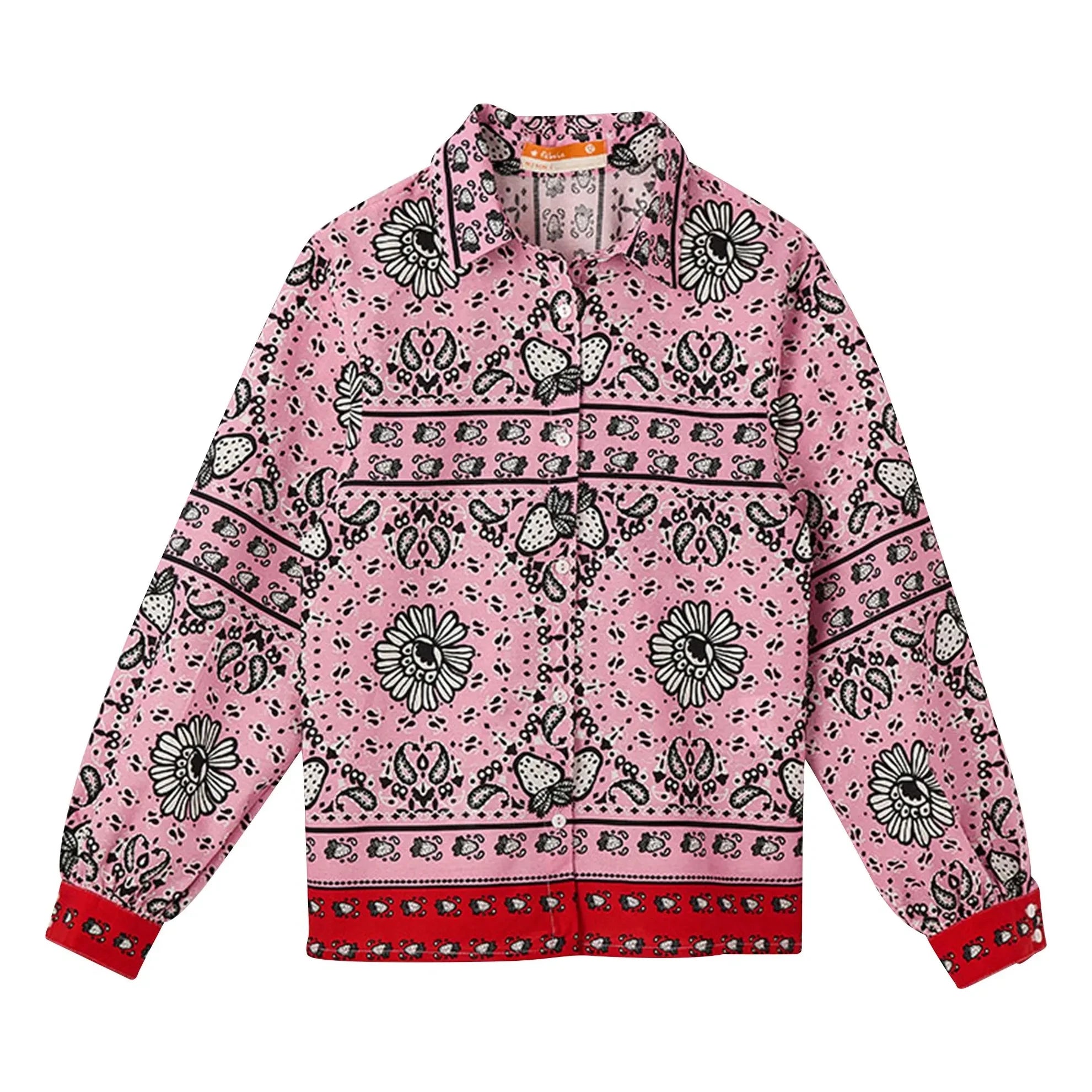 Fábula - Camisa Bandana Rosa