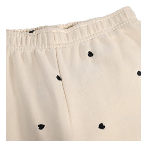 Molo - Anna Corazones Pantalones Jogger de Algodón Orgánico | Crudo